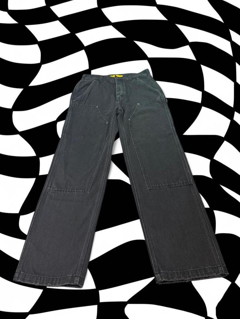 Yellow Label Co. black carpenter pants